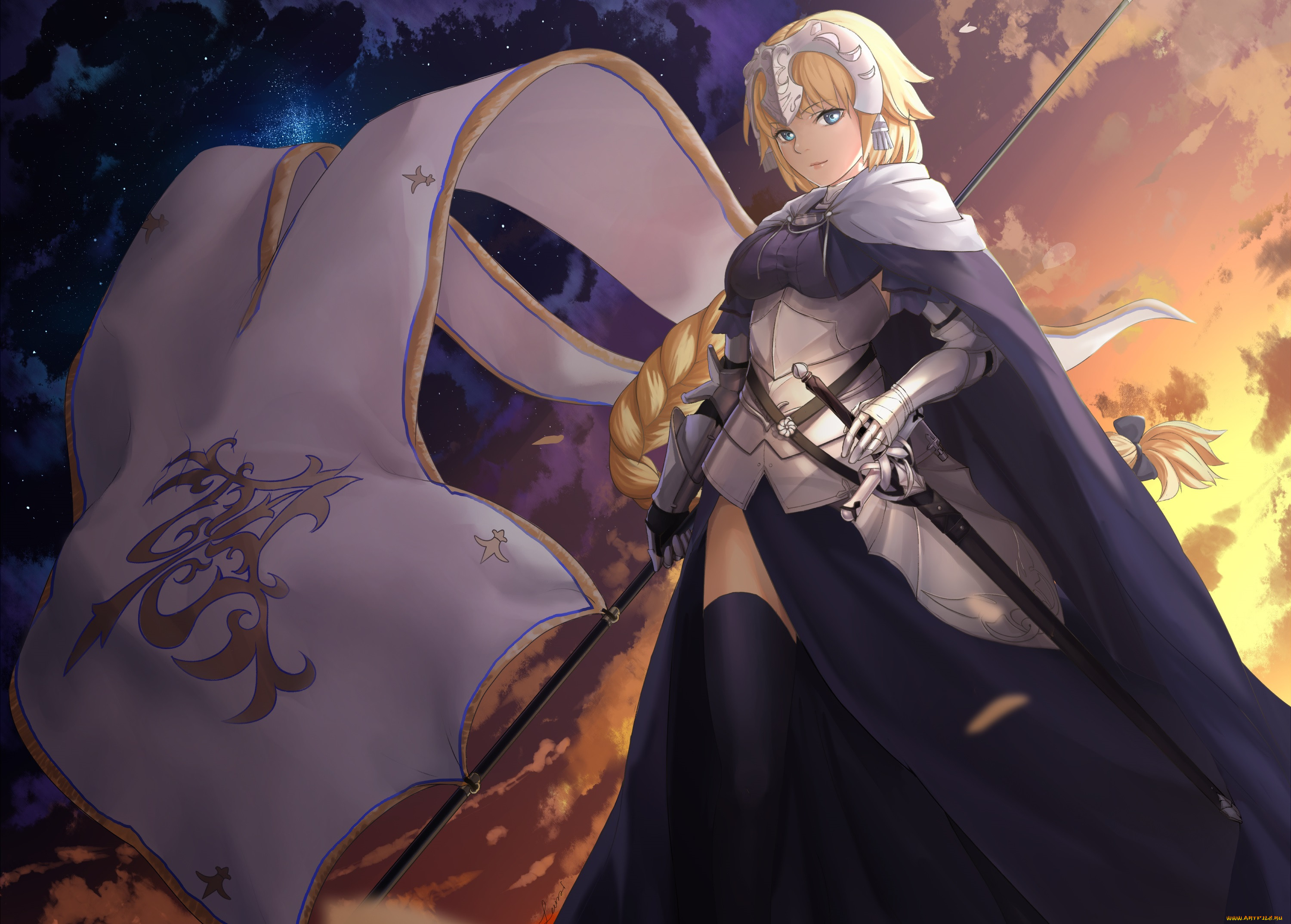 , fate, stay night, joan, alter